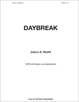 Daybreak SATB choral sheet music cover